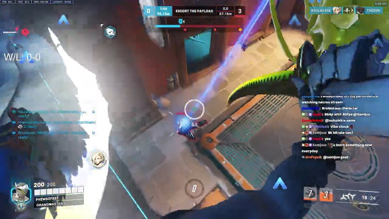 62 KILLS! 22K DMG! NECROS BEST GENJI IN THE WORLD - OVERWATCH 2 SEASON 2 GAMEPLAY