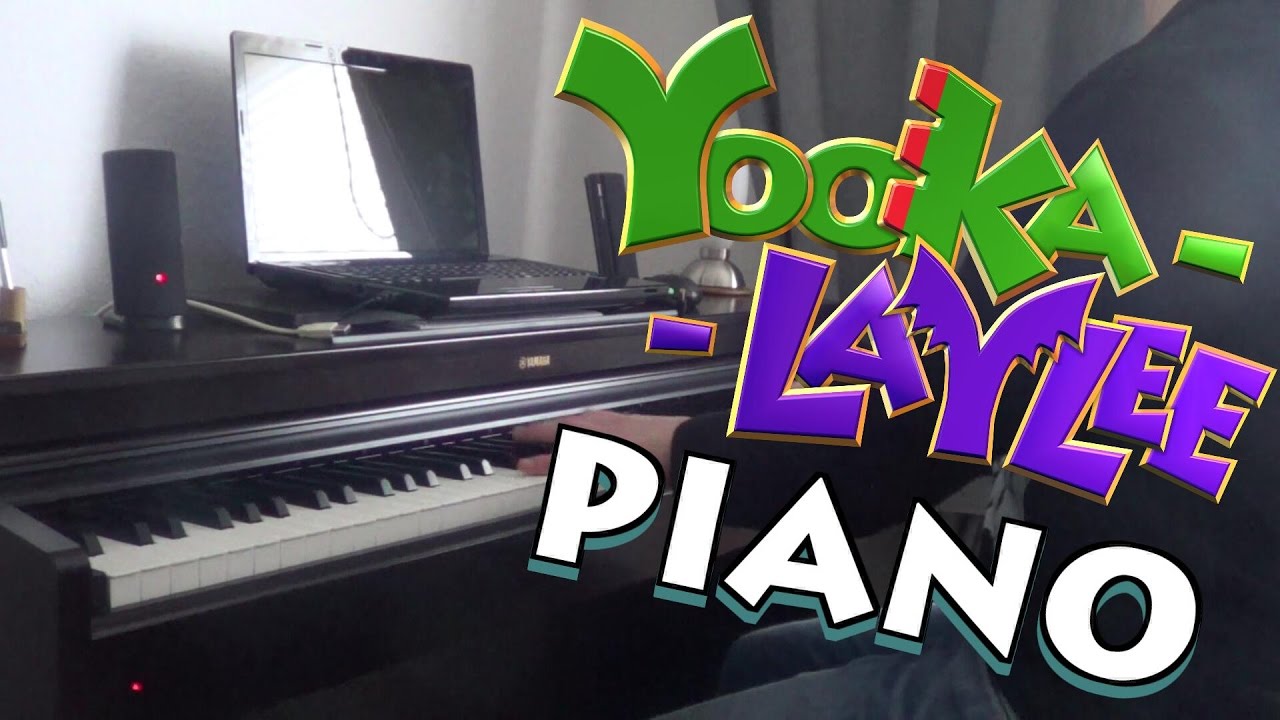 Yooka Laylee I Glitterglaze Glacier Theme on Piano