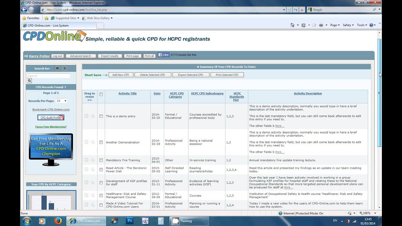 CPD Online For HCPC Professionals : CPD-Online.com