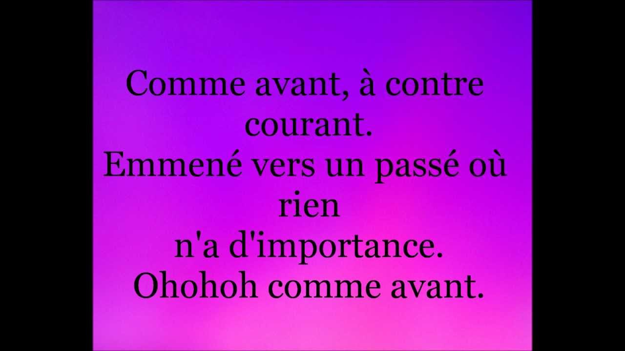 Marie Mai comme avant lyrics paroles.wmv