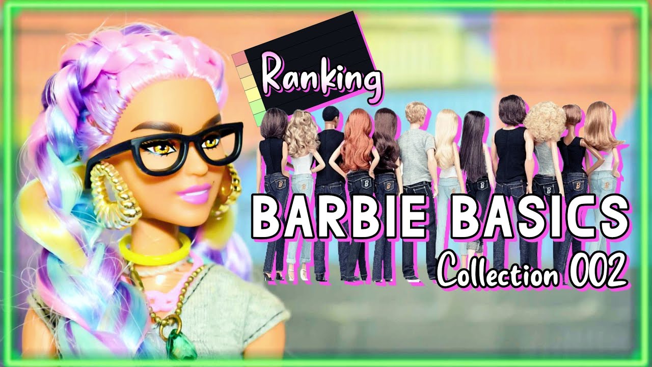 Ranking BARBIE BASICS Denim Collection 002! 100% HONEST Tier List Doll Reaction Review + RARE Dolls?