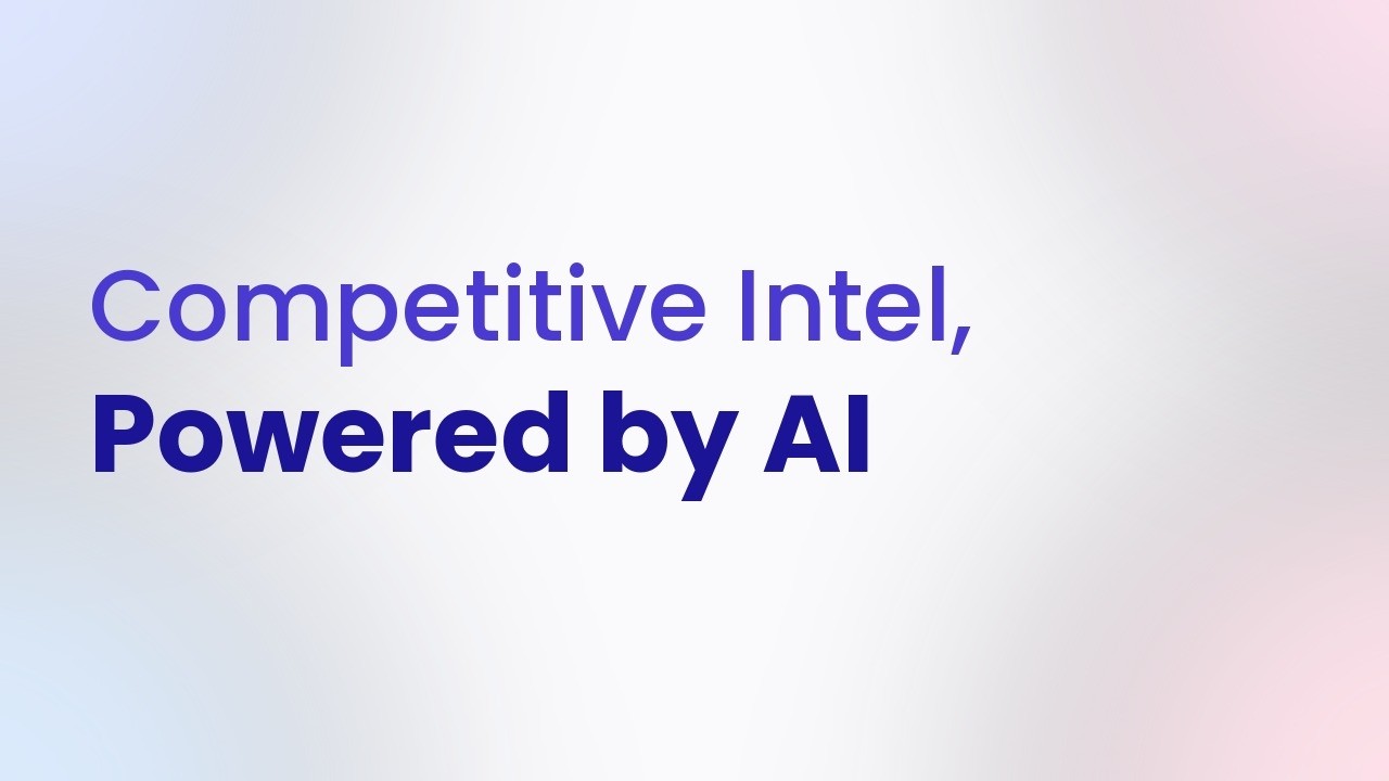 AI for Competitive Intelligence