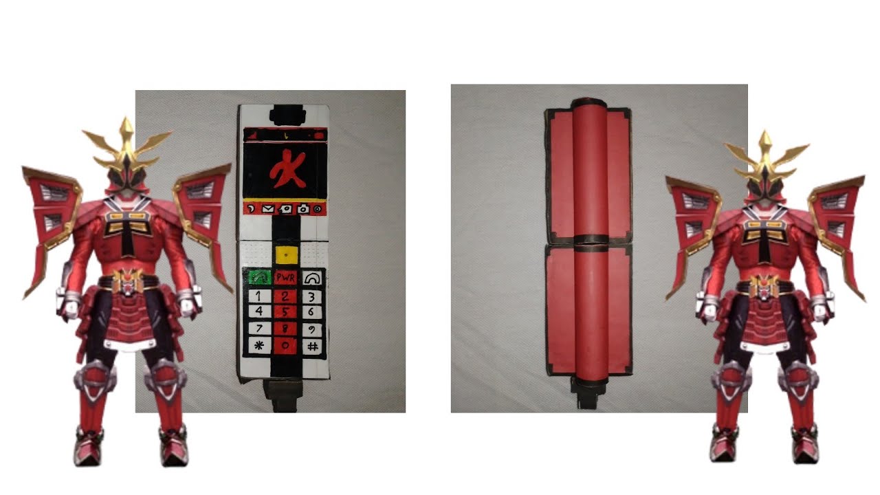 Power Rangers Samurai Red Ranger Morpher | @MashfirFaiyanAridy