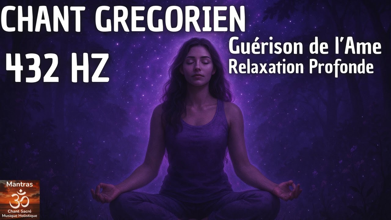 🎵 Chant Grégorien Sacré en 432 Hz | Guérison de l'Âme et Relaxation Profonde #432hz #healingmusic