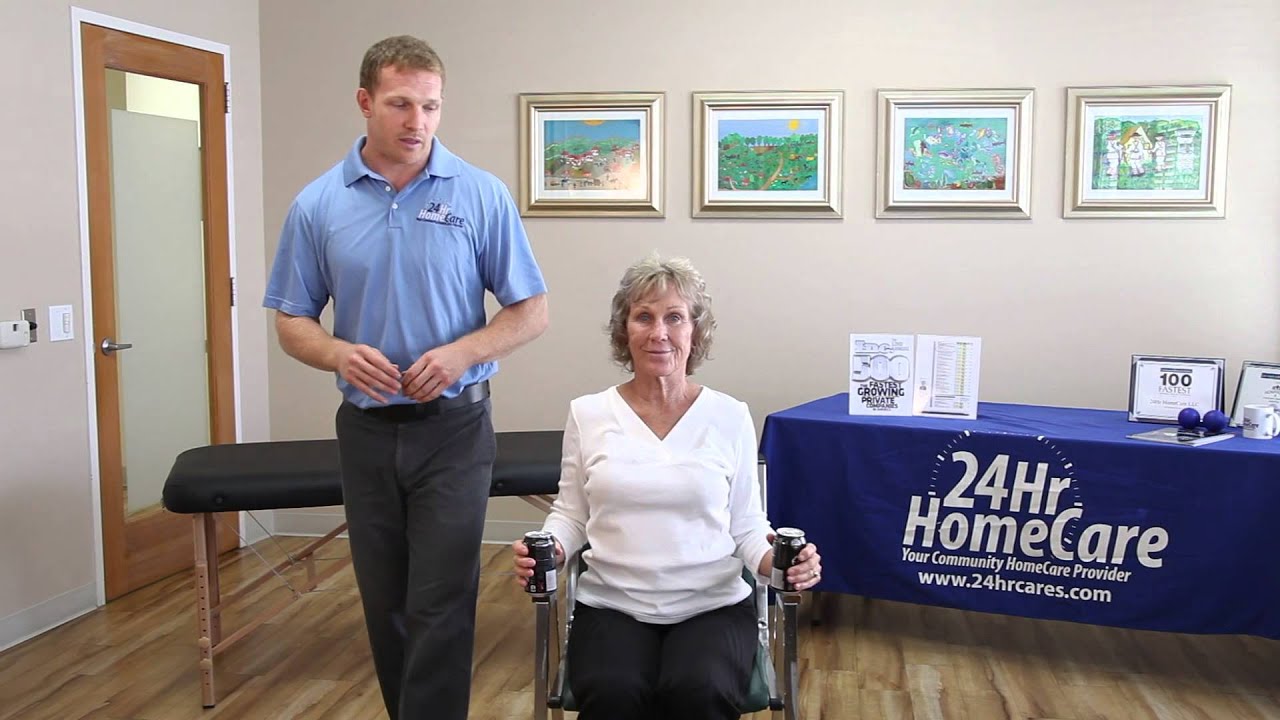 Physical Therapy Exercises for Seniors: Chair Exercises for the Upper Body - 24Hr HomeCare