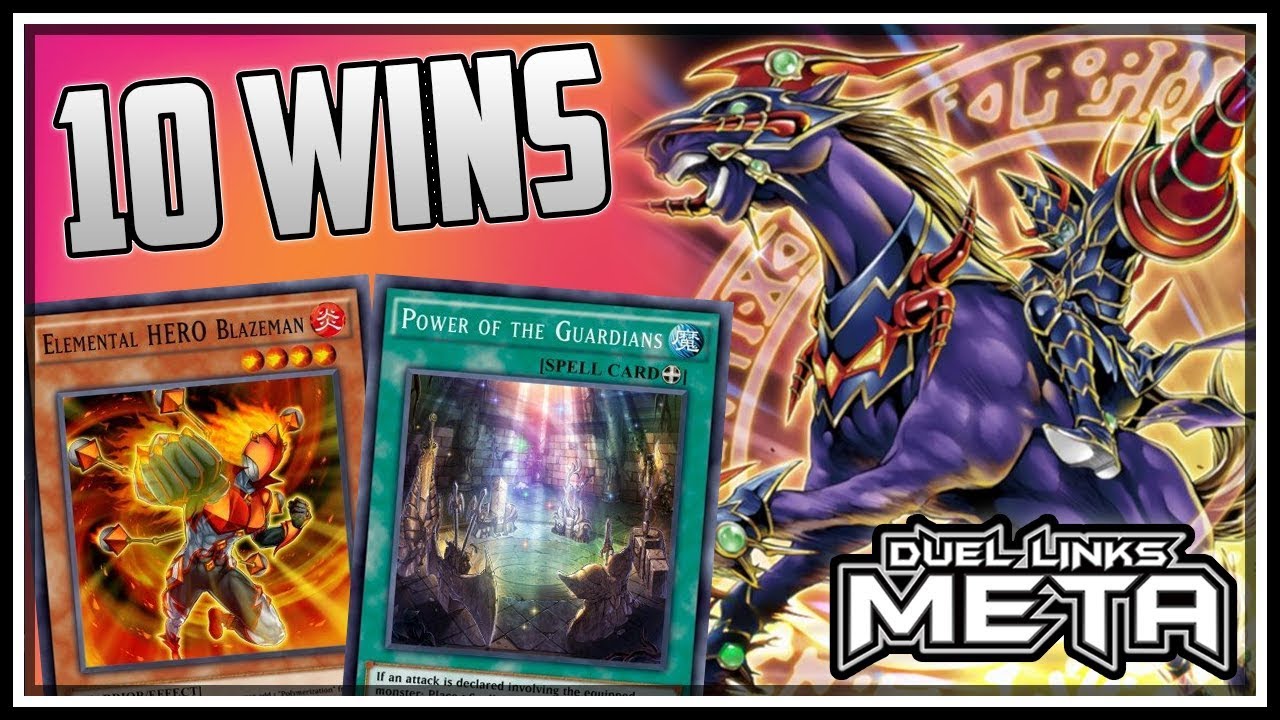 10 Wins in a Row! Dark Cavalry! 85% chance First Turn! [Yu-Gi-Oh! Duel Links]