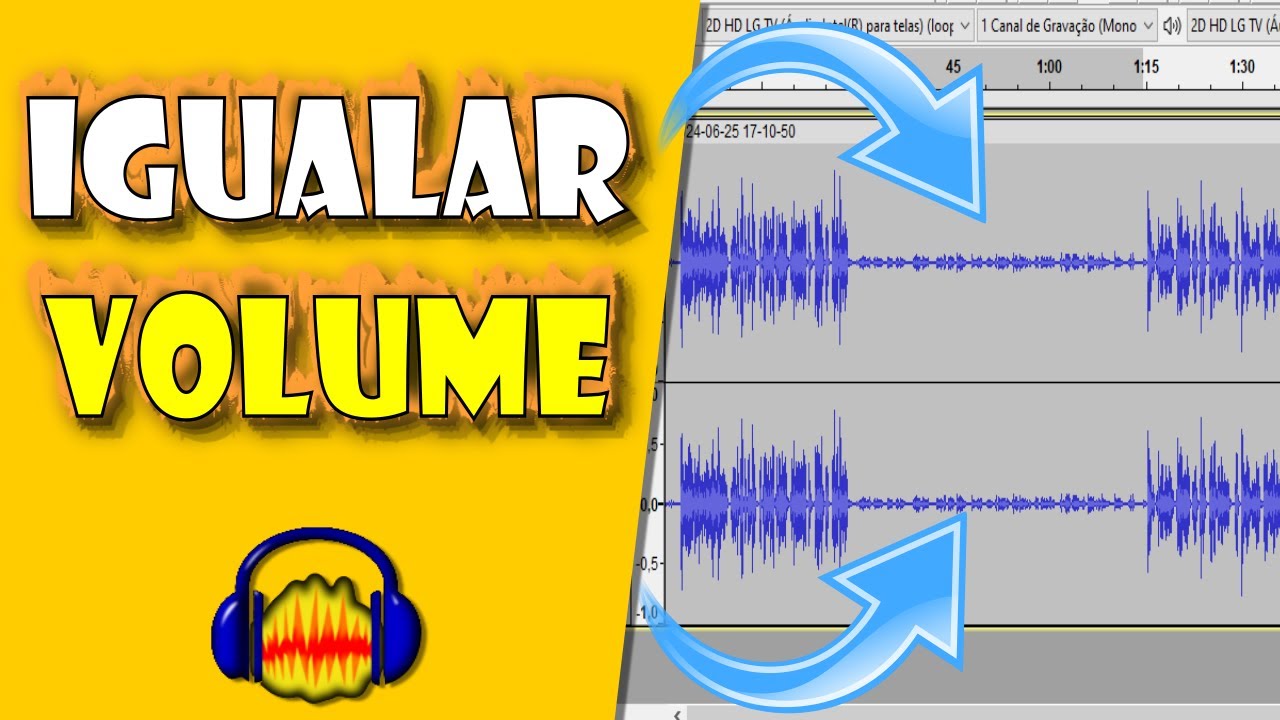 Como IGUALAR o ÁUDIO com o MESMO VOLUME no Audacity