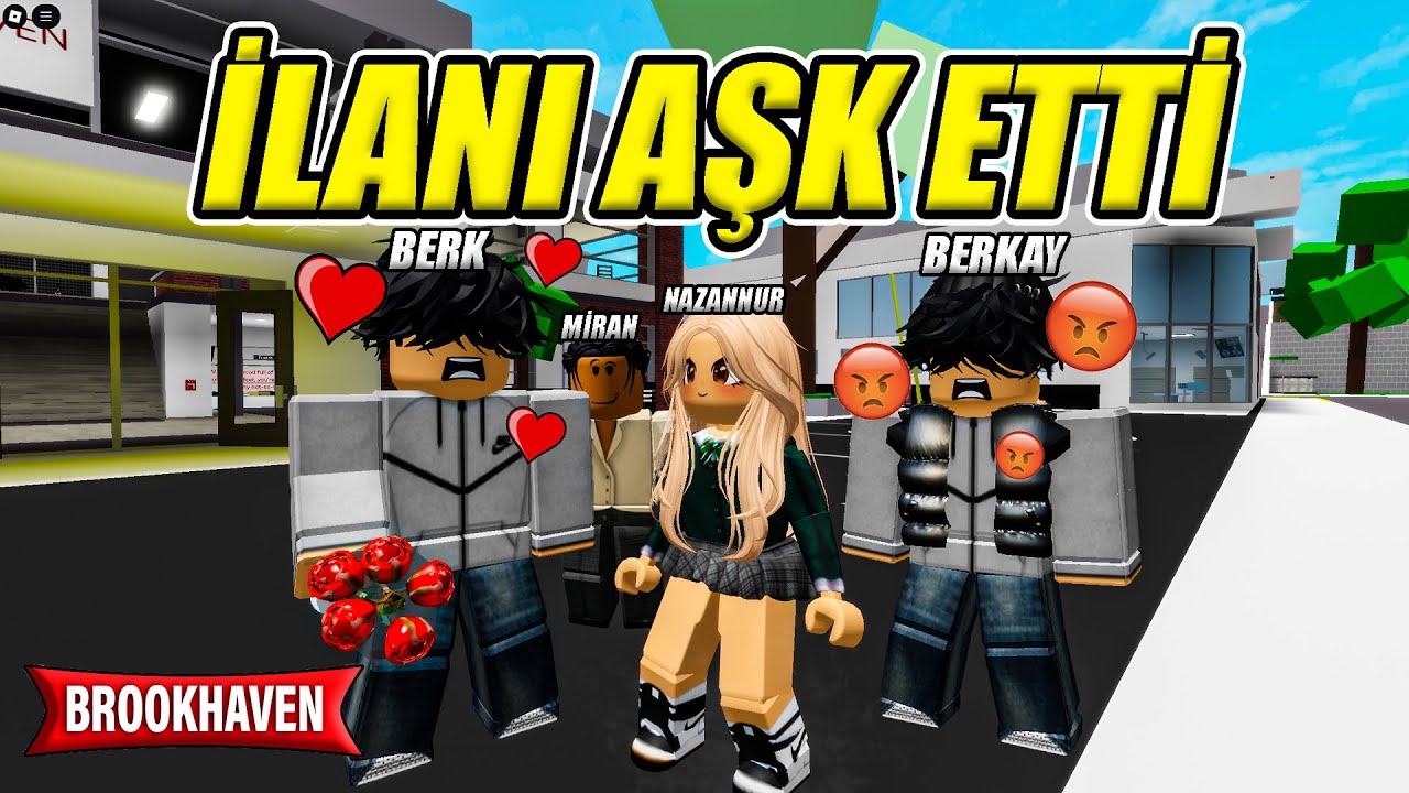 SINIF ARKADAŞIM BANA İLAN-I AŞK ETTİ 😱 ESKİ SEVGİLİM GELDİ roblox brookhaven 🏡rp