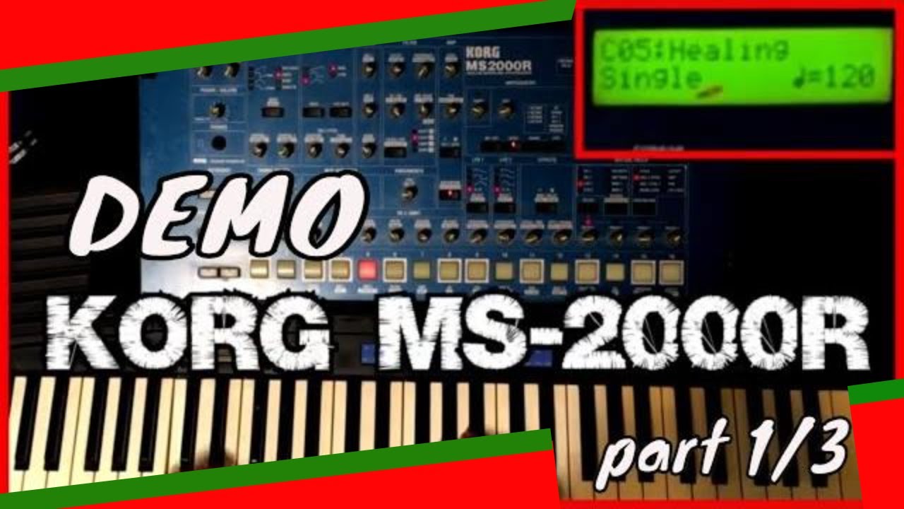 *Demo Korg MS-2000 - tour   Part 1/3 (No Talking)