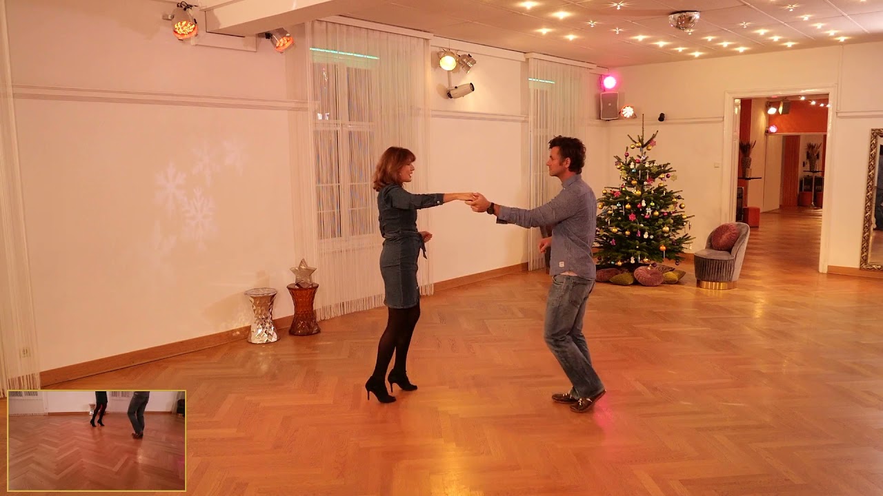 Discofox Figuren Brezel, Körbchen, Rücken an Rücken Schiebetür Christmas Livestream