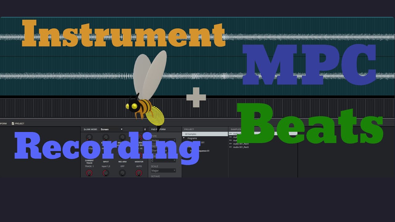 AKAI MPC Beats Instrument Recording - Using Inserts and Automation