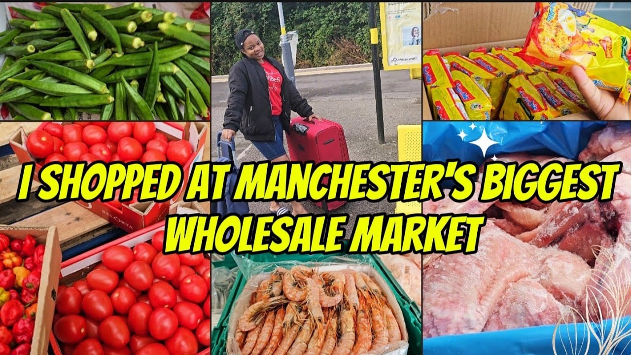 SHOPPING AT THE FAMOUS WHOLESALE MARKET IN MANCHESTER UK 🇬🇧