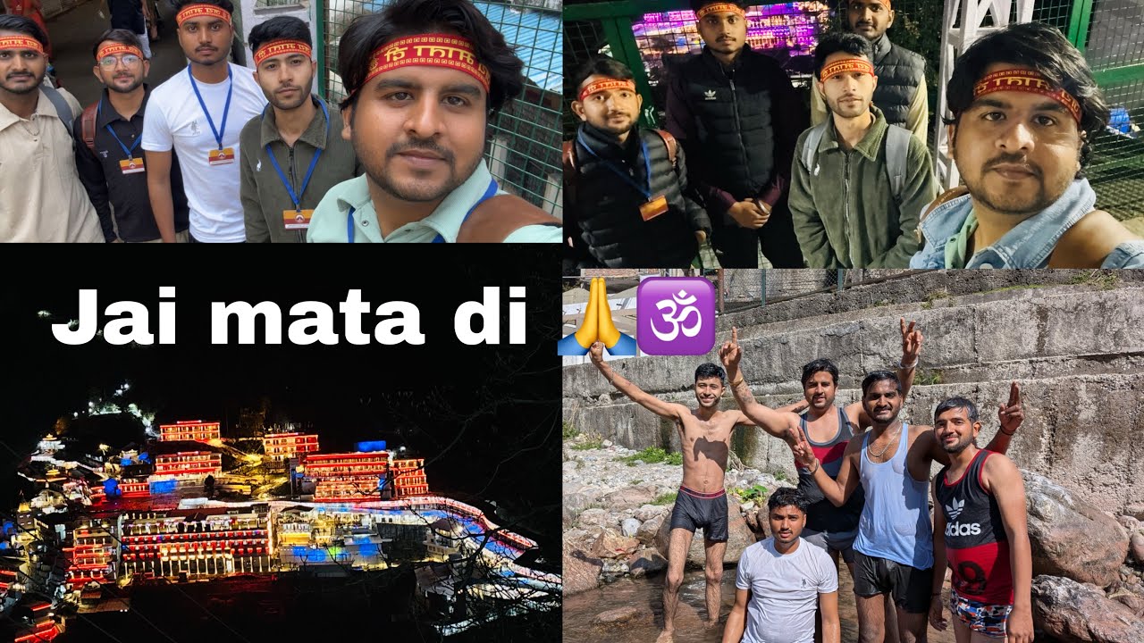 Vaishno Devi 🕉️Mandir🛕Yatra with friends #fullmasti #vaishnodevi #katra #vaishnodeviyatra #matarani 