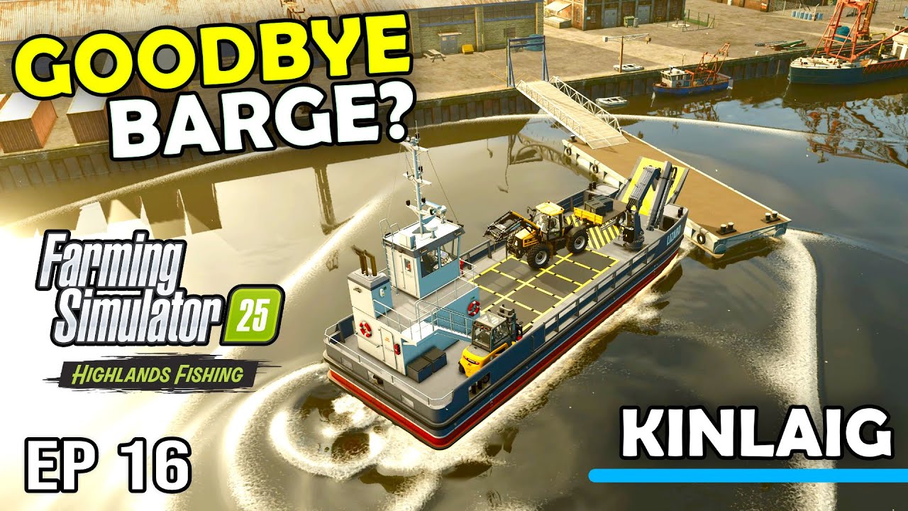ЭТО КОНЕЦ ДЛЯ БАРЖИ? - Highlands Fishing | Farming Simulator 25 - Эпизод 16