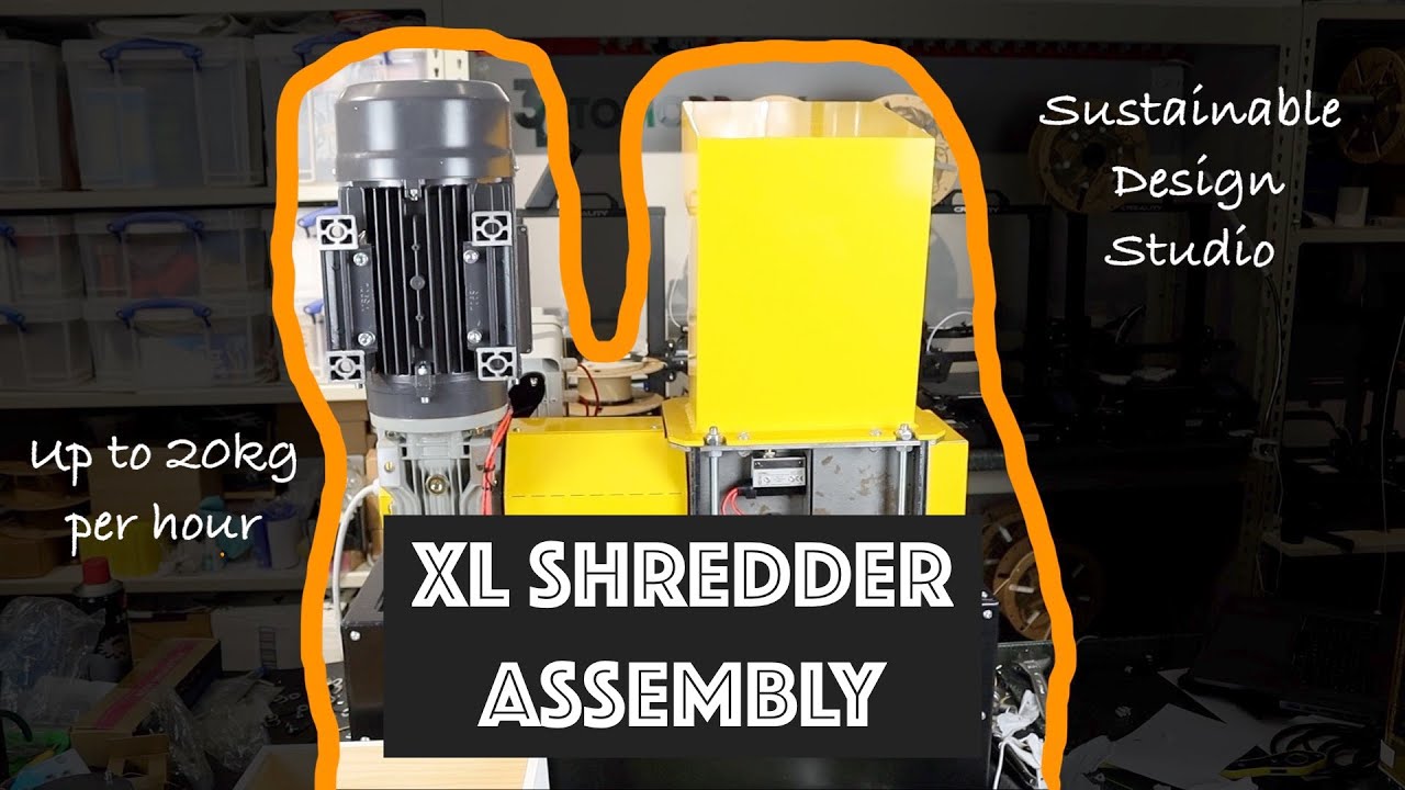 Semi Industrial Shredder from Sustainable Design Studio - Up to 20kg per hour