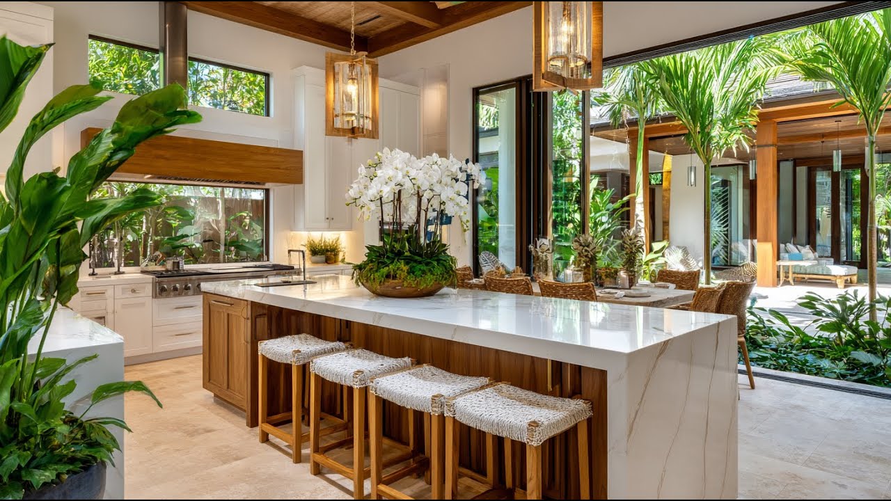 Breathtaking Tropical Modern House Surrounded by Nature | Luxury Home Tour🌴✨