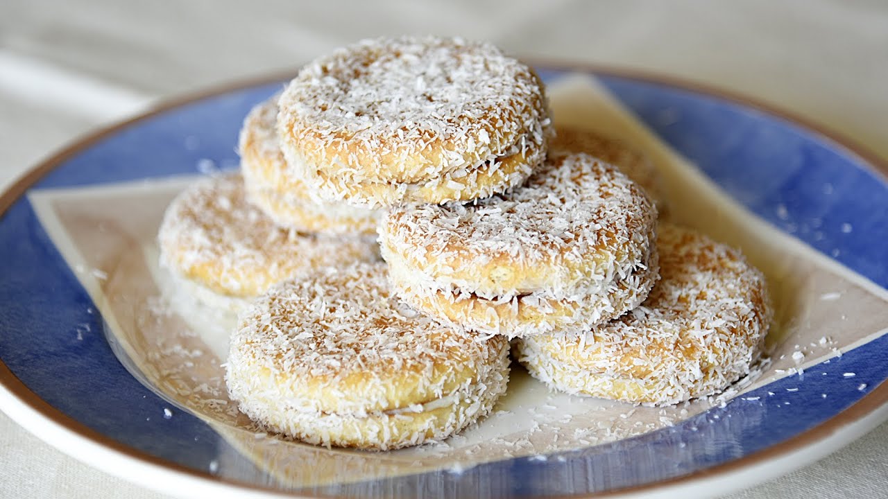 GALLETAS RELLENAS de mantequilla y coco ~ Deliciosas y adictivas