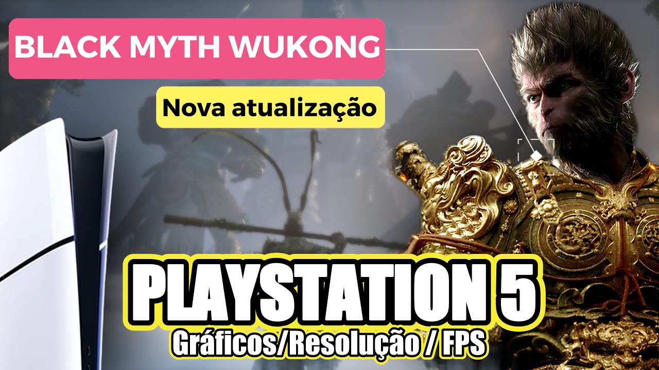 BLACK MYTH WUKONG No PlayStation 5: Nova atualização, novo modo e mais! #blackmythwukonggameplay