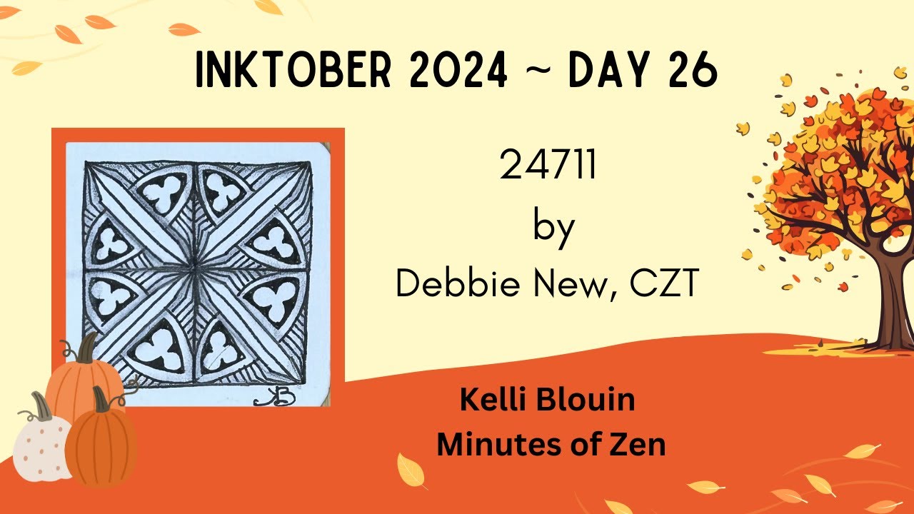 Inktober 2024 - Zentangle© - Day 26 - 24711