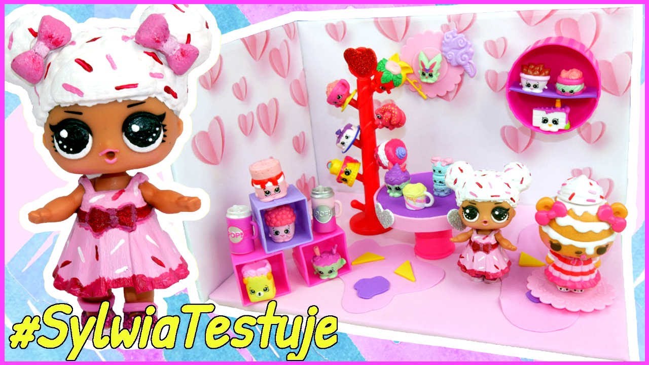 #SylwiaTestuje DIY 💕 LOL SURPRISE SŁODKA KAWIARENKA 🍭 CUKIERKOWA LALECZKA LOL SURPRISE 🍬
