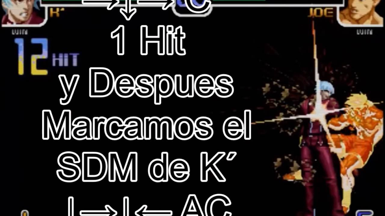 COMBO DE K&acute; PASO A PASO 100% DE VIDA (KOF 2002) HD