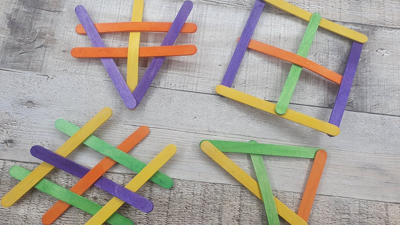 6 ways to make exploding throwing lollipop popsicle stick ninja stars with Ski