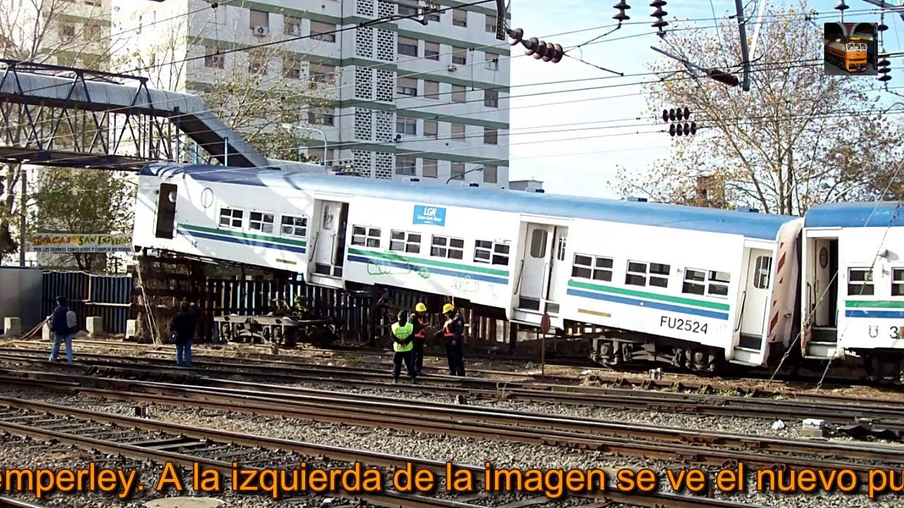 Curiosos accidentes ferroviarios en Temperley de la Línea Roca