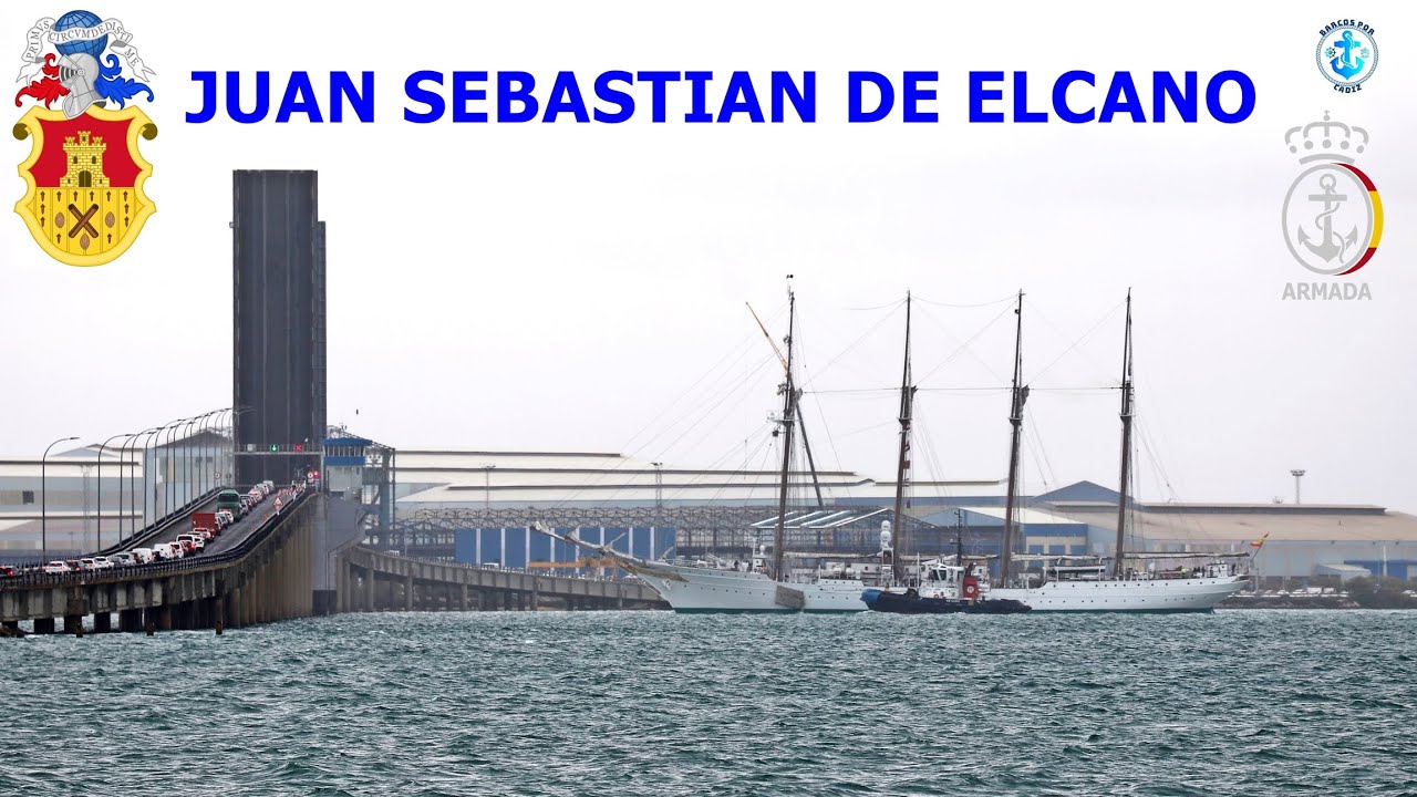 JUAN SEBASTIAN DE ELCANO cruzando el puente carranza