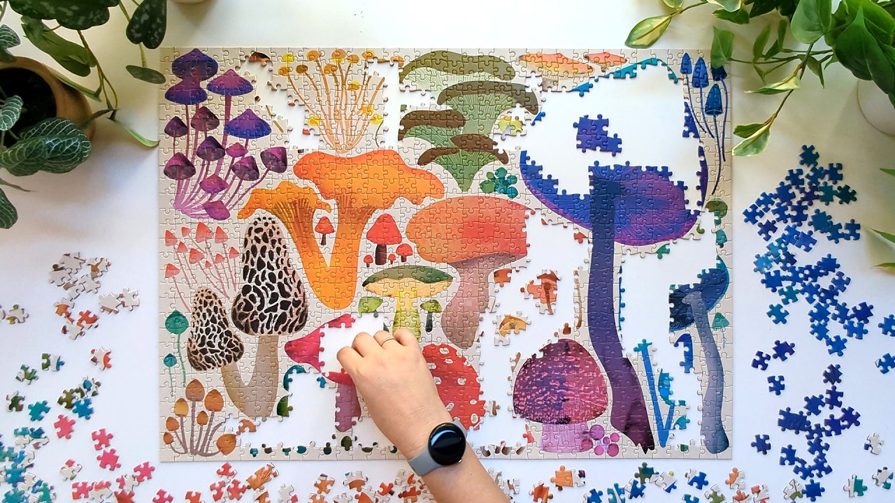 One of my favorite puzzles: Woodland Magic | 1000-piece Elena Essex Jigsaw Puzzle Time-Lapse