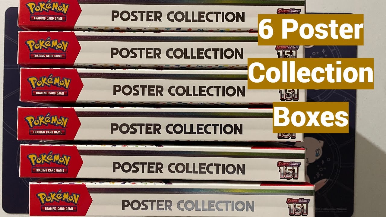 Pokemon 151 Poster Collection Boxes - One of these Packs is not like the others!