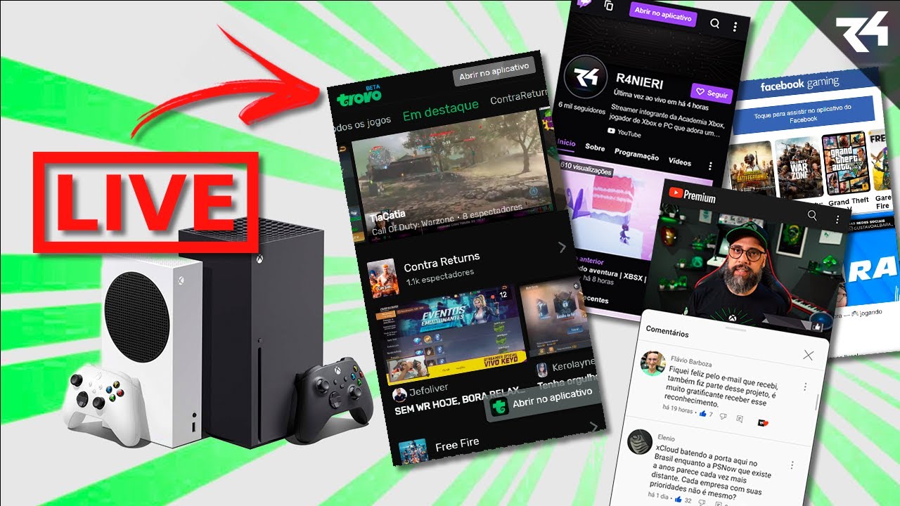 Como fazer live do Xbox para o Youtube, Trovo, Facebook e outras plataformas sem PC - Tutorial 2021!