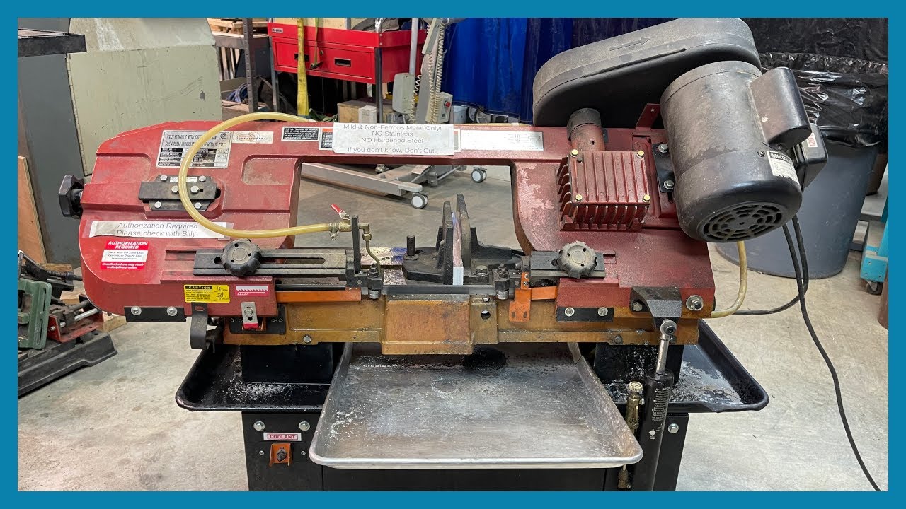 Horizontal Bandsaw Coolant / Chip Tray Repair