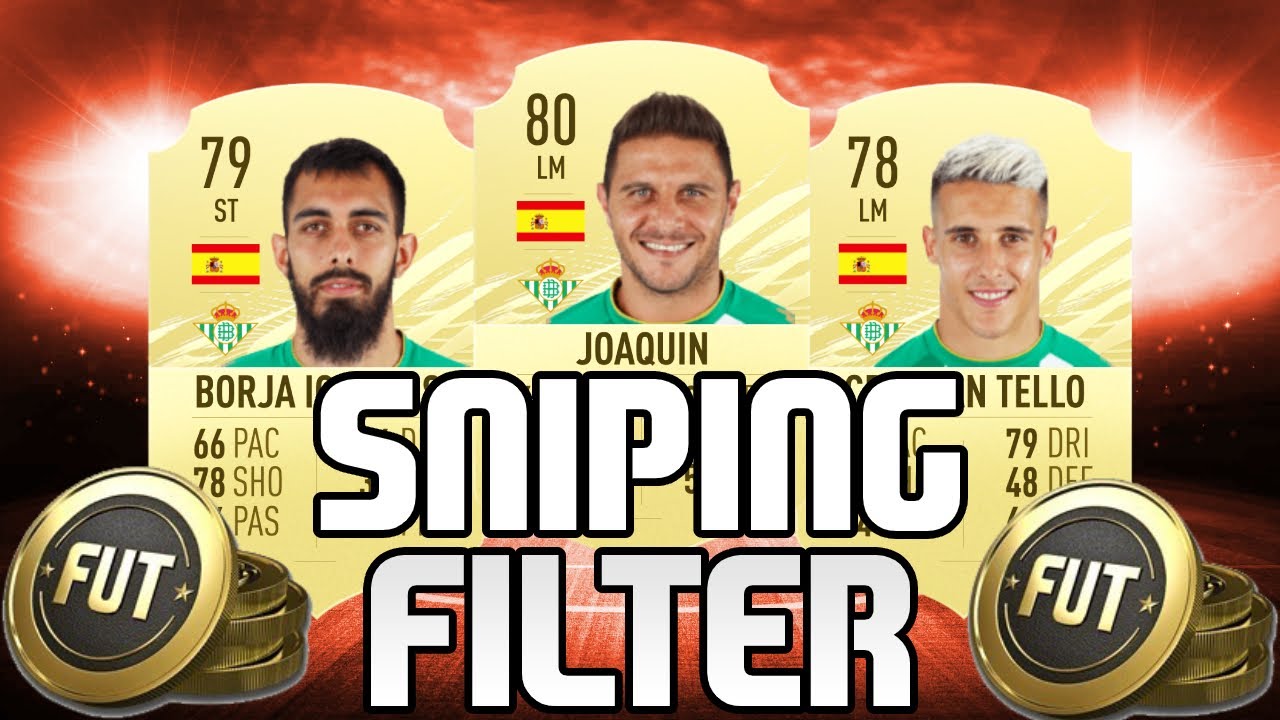 INSANE SNIPING FILTERS! MAKE 40K PER HOUR - FIFA 21