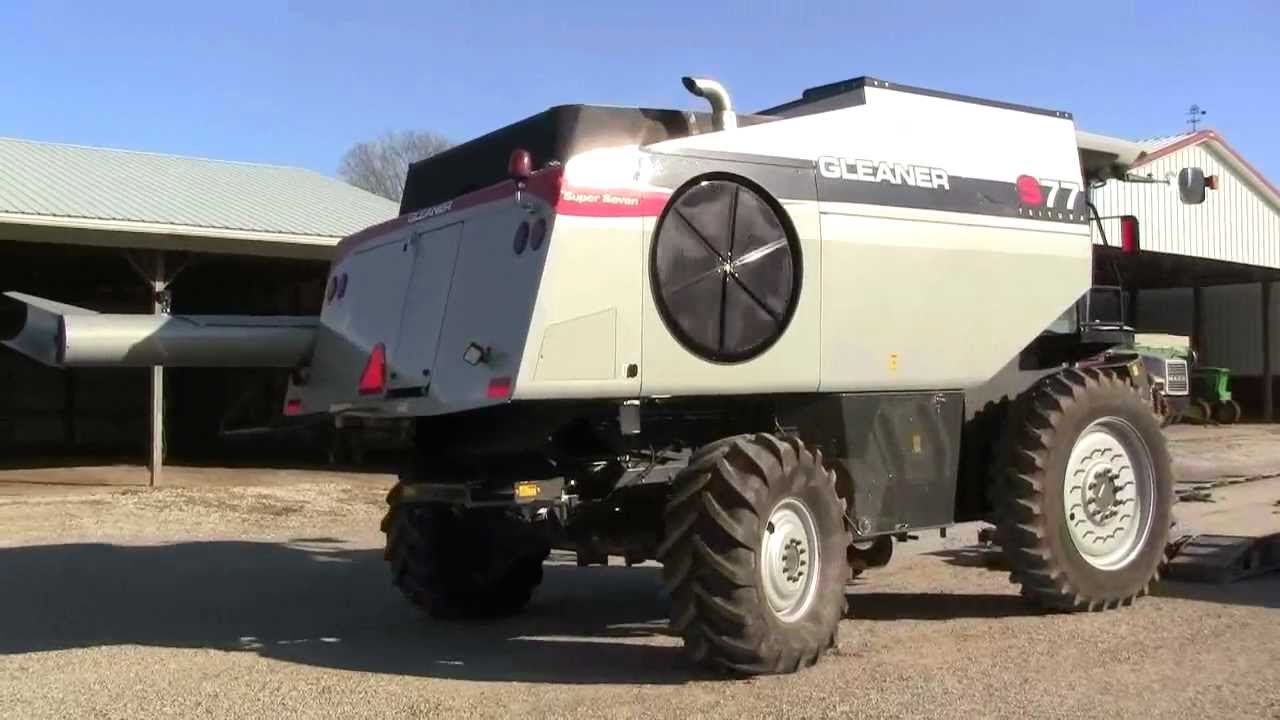 Delivering the S77 Gleaner combine. Traded the R65 Gleaner.