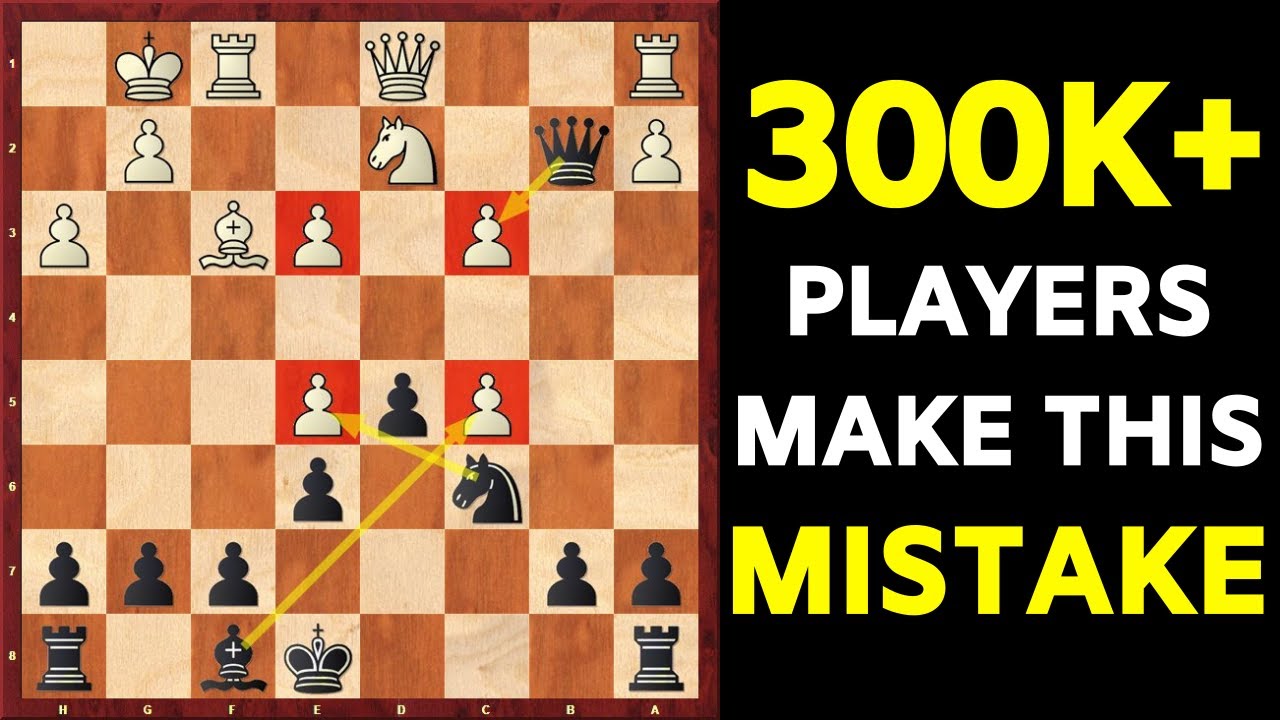 The ERROR of 70% of chess players after 1.e4