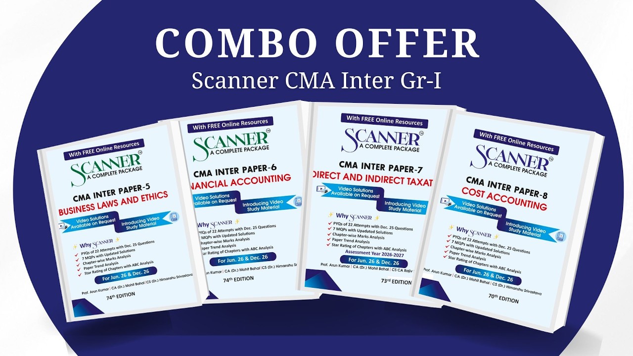 CMA Inter Group 1 Combo For Jun'26, Dec'26