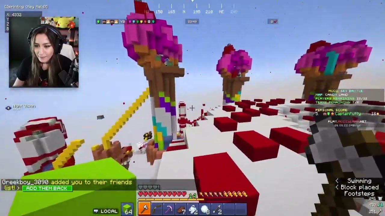 Tommy plays MCC island with Dream, CaptainPuffy and HBomb94