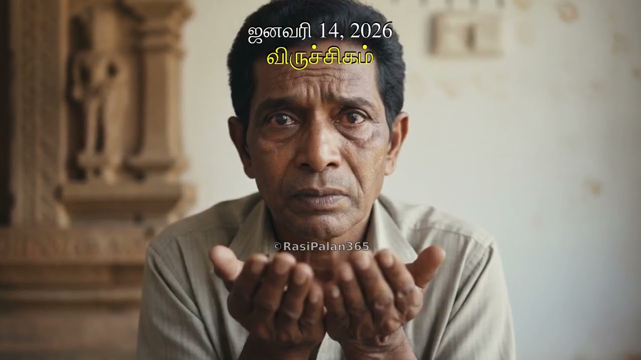 விருச்சிகம் - ஜனவரி 14, 2026 ராசி பலன் | Today Rasi Palan in tamil 
