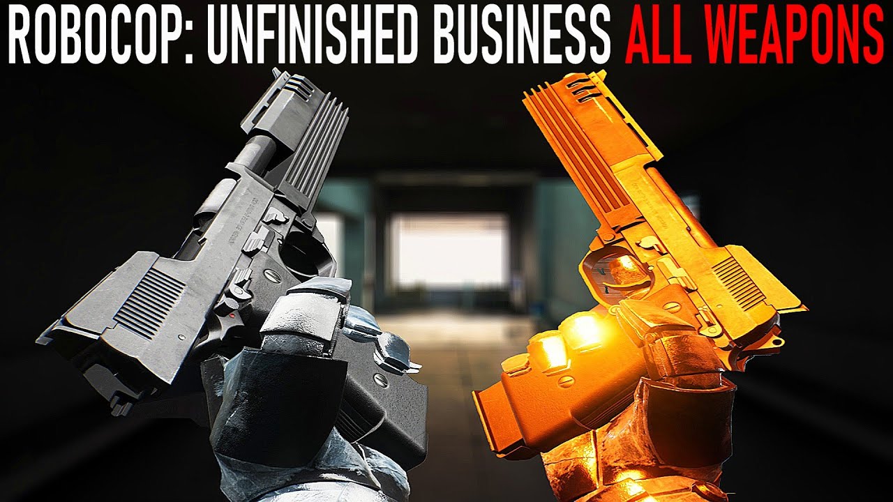 RoboCop: Unfinished Business - All Weapons