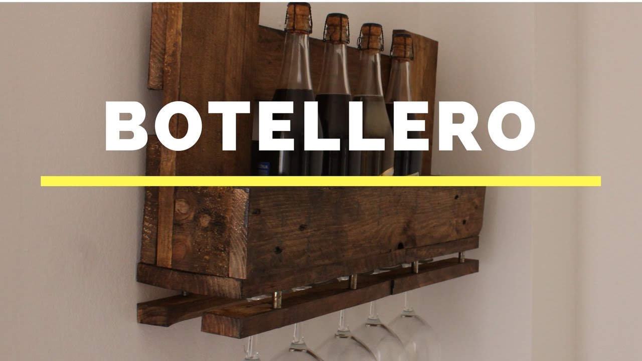 C&oacute;mo hacer botellero con pal&eacute; reciclado