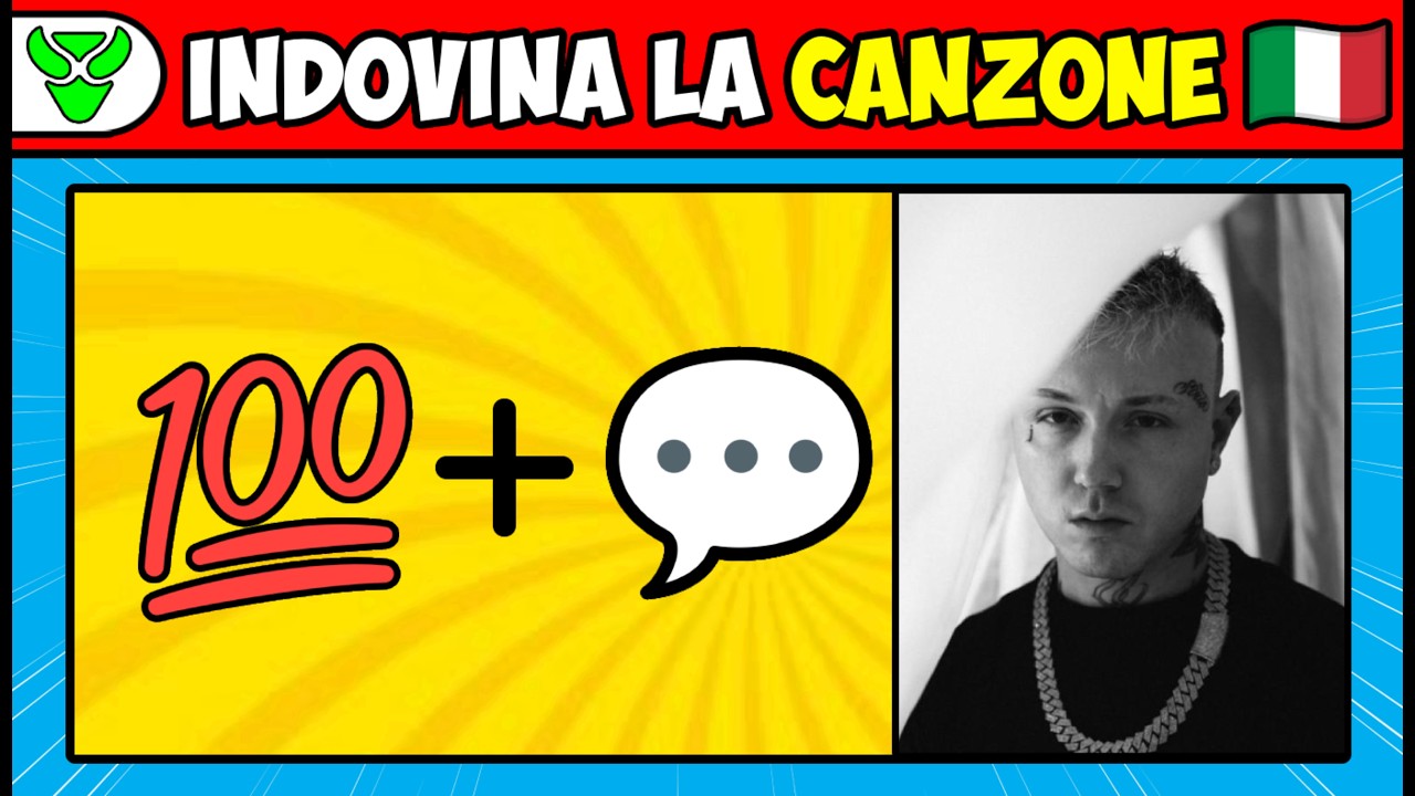 QUIZ - INDOVINA LA CANZONE DALLE EMOJI! 🎵🤔🤩
