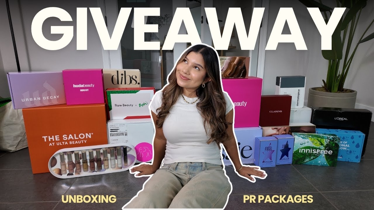 Giveaway + PR Unboxing / Abrimos todo esto juntas!