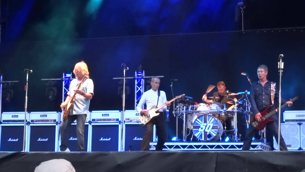 Status Quo @ Woosha Festival Oostende 2014 Hold You Back + Rain