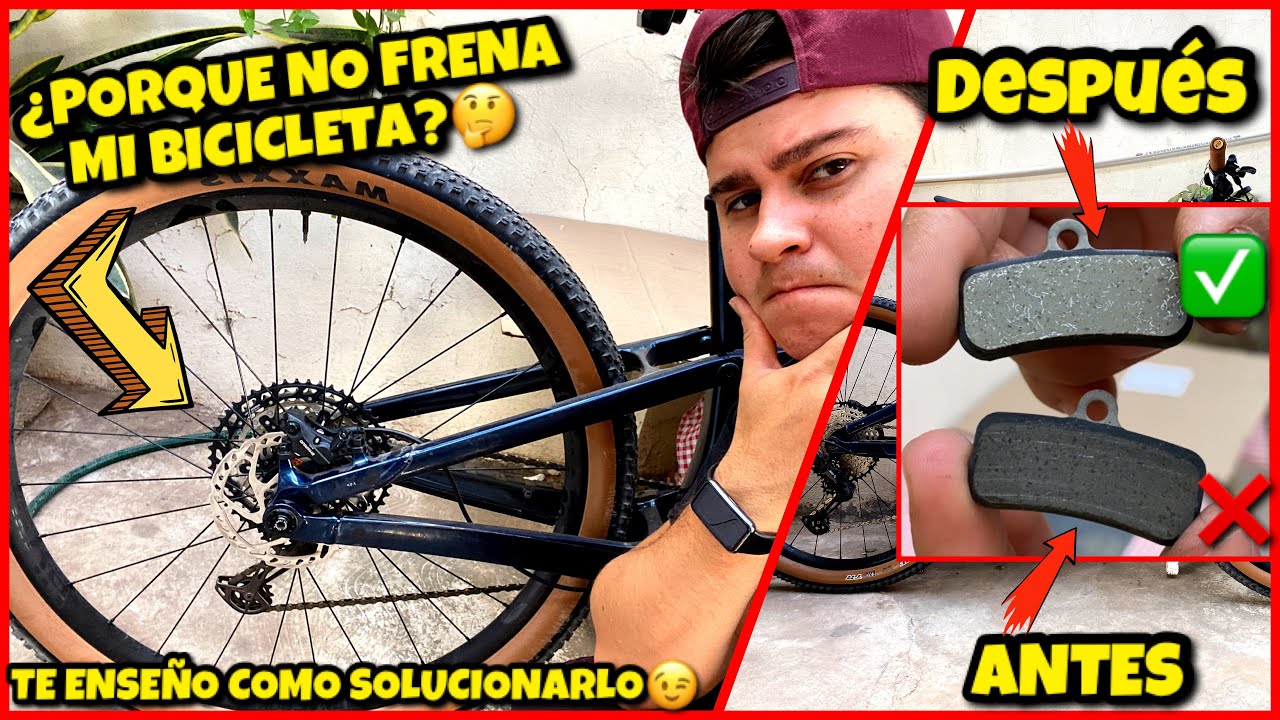 FRENO DE DISCO MTB CONTAMINADOS !!AQUI TE ENSEÑO A SOLUCIONARLO ✅