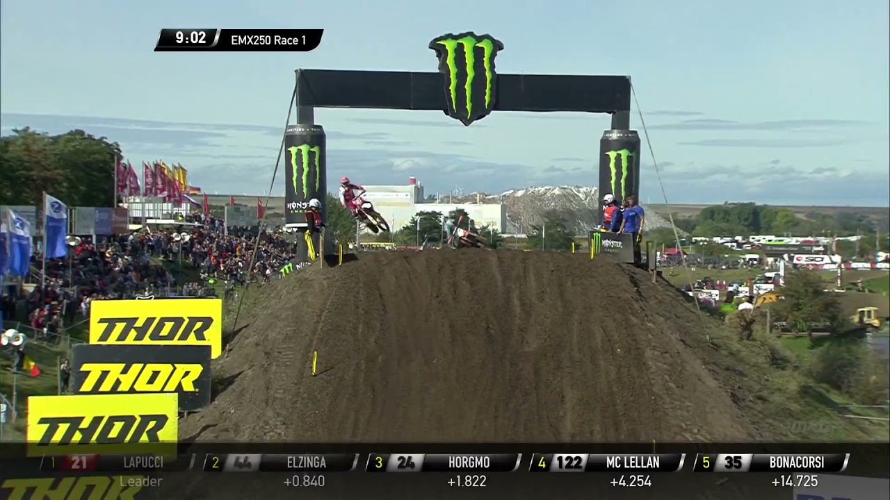 Lapucci vs Elzinga | EMX250 Race 1 | MXGP of Germany 2021 #Motocross