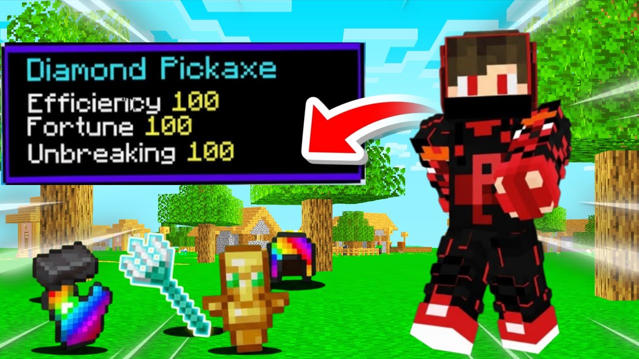 Minecraft But Taking Damage Gives INSANE OP Items 😱