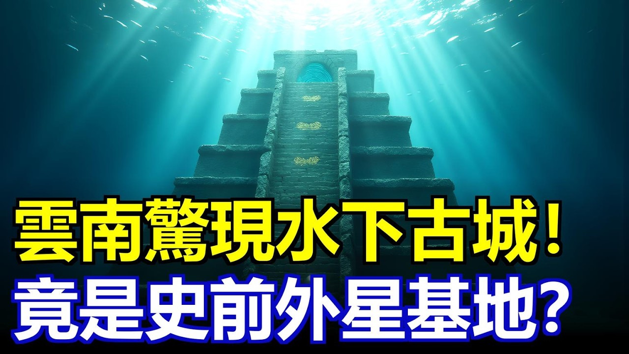 雲南撫仙湖底真有4000年外星古城？還是失落的古滇文明 ？#撫仙湖 #水下古城 #古滇國 #金字塔 #史前文明 #未解之謎