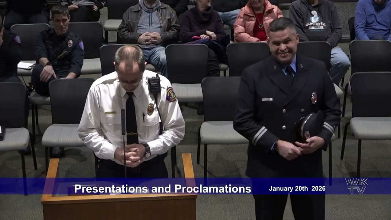 City of Kentwood, Michigan Commission Meeting January 20 2026