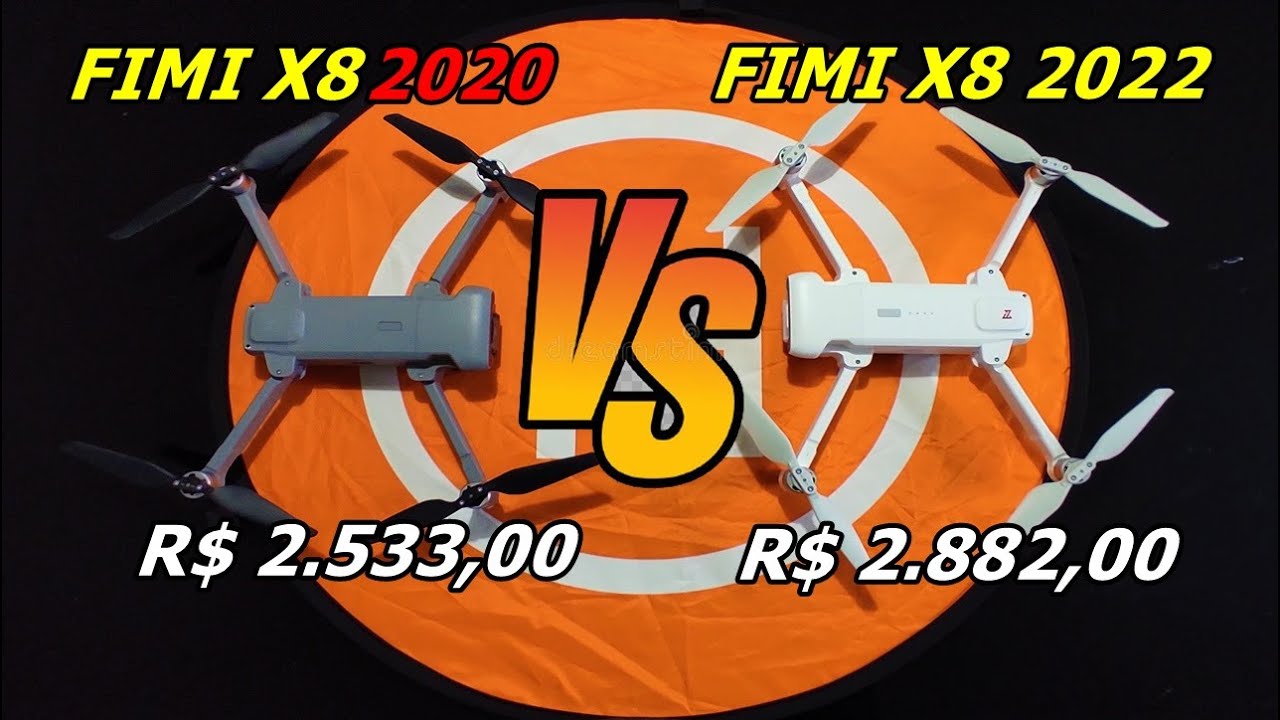 Comparativo do Fimi X8 se 2020 VS Fimi X8 se 2022 - Principais diferenças e valores!