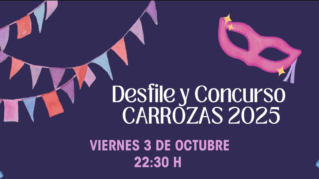 Pregon y carrozas Olías del Rey 2025